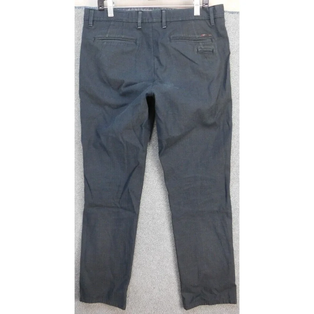 Vermonti Milan Mens Gray Slacks Trousers Pockets Dress Pants Size 36